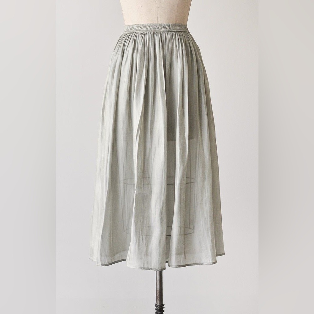 Adored Vintage | Sea Glass Skirt in Sage